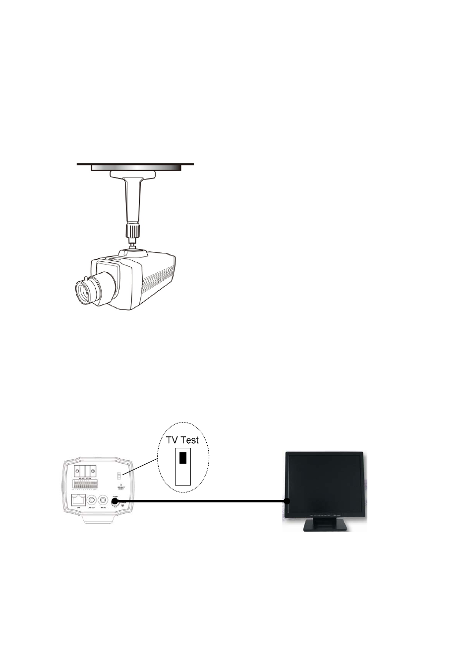 3 camera mounting, 4 video installation for camera / lens adjustment | EverFocus EAN-1350 User Manual | Page 11 / 59