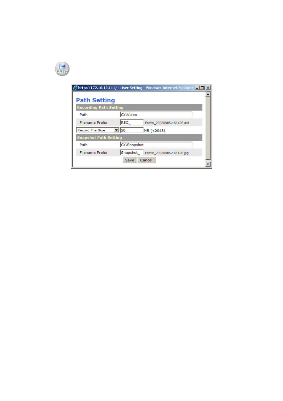 5 record / snapshot setting | EverFocus EAN-1350 User Manual | Page 55 / 59