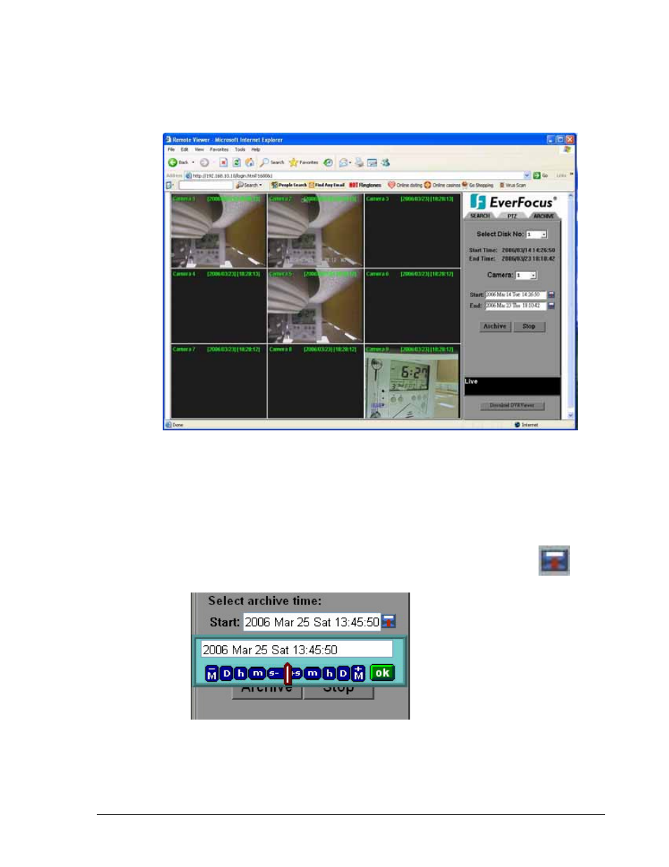 3 remote archive | EverFocus EDVR SERIES User Manual | Page 133 / 148