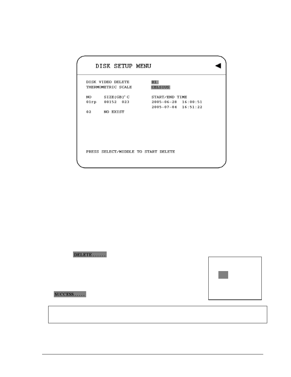 9 disk setup menu | EverFocus EDVR SERIES User Manual | Page 61 / 148