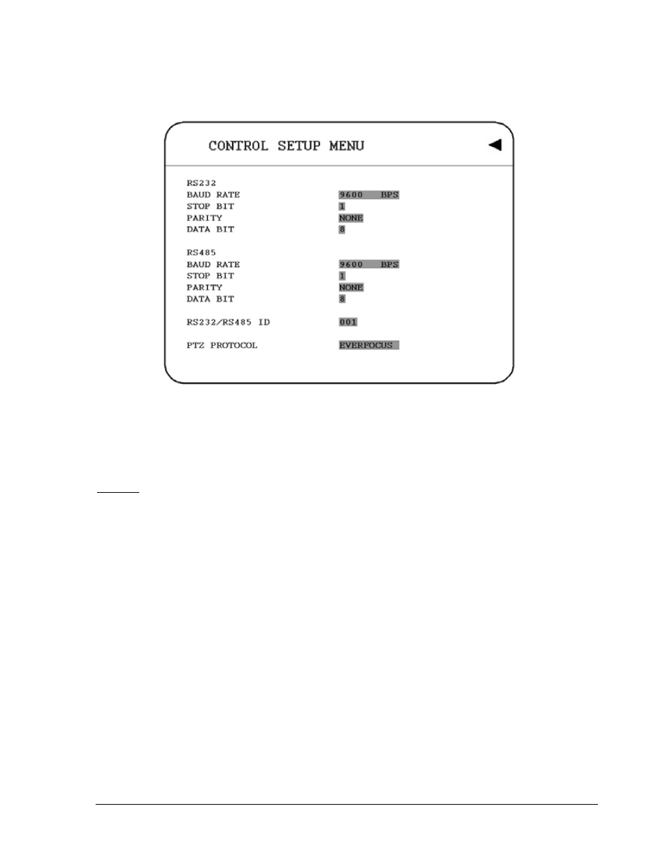 10 control setup menu | EverFocus EDVR SERIES User Manual | Page 63 / 148