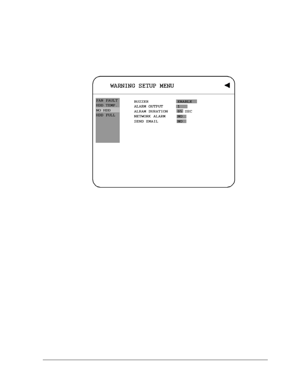 3 no hdd | EverFocus EDVR SERIES User Manual | Page 69 / 148