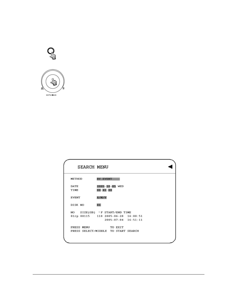 2 search playback | EverFocus EDVR SERIES User Manual | Page 85 / 148