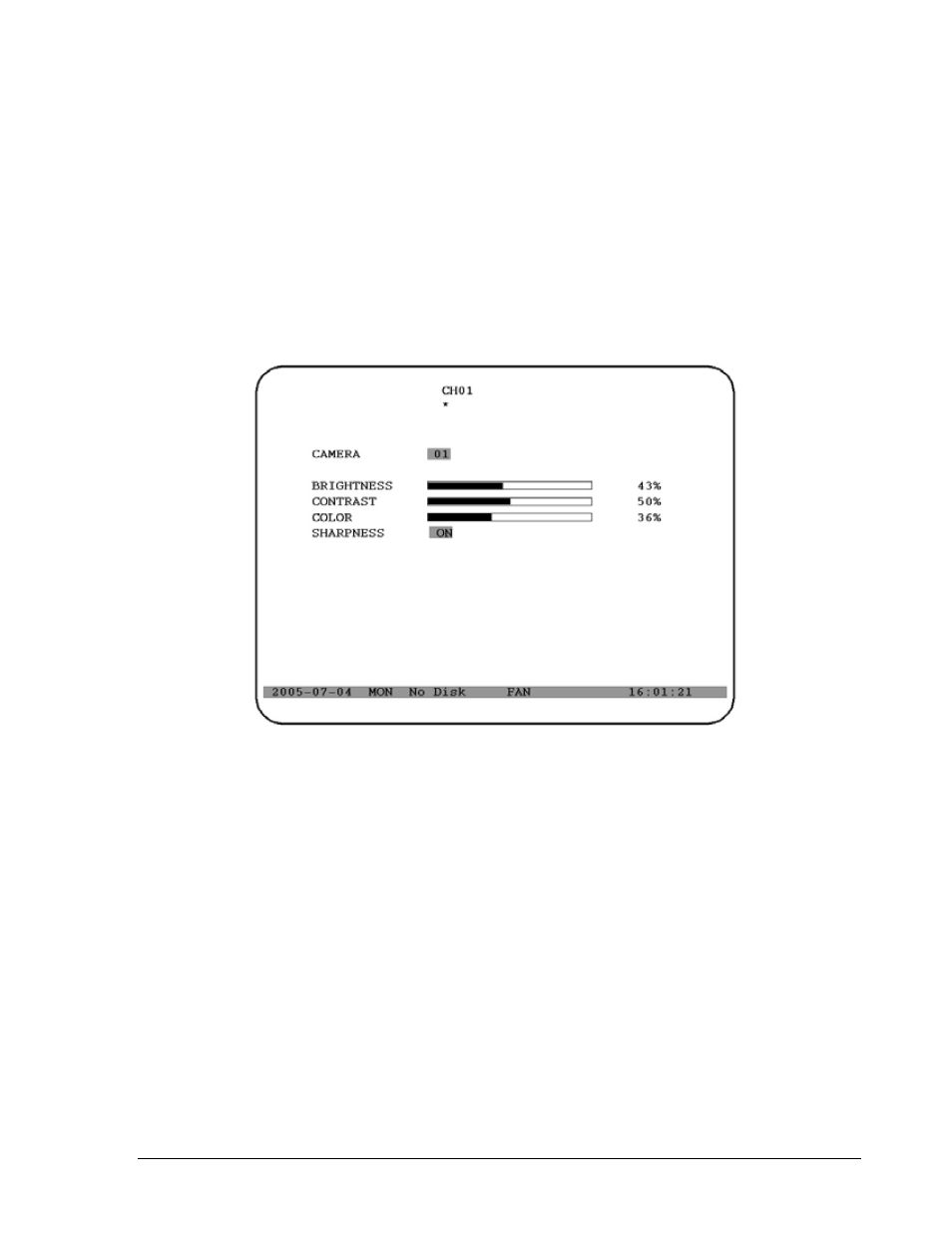 Screen display setting & mode, Chapter | EverFocus EDVR SERIES User Manual | Page 92 / 148