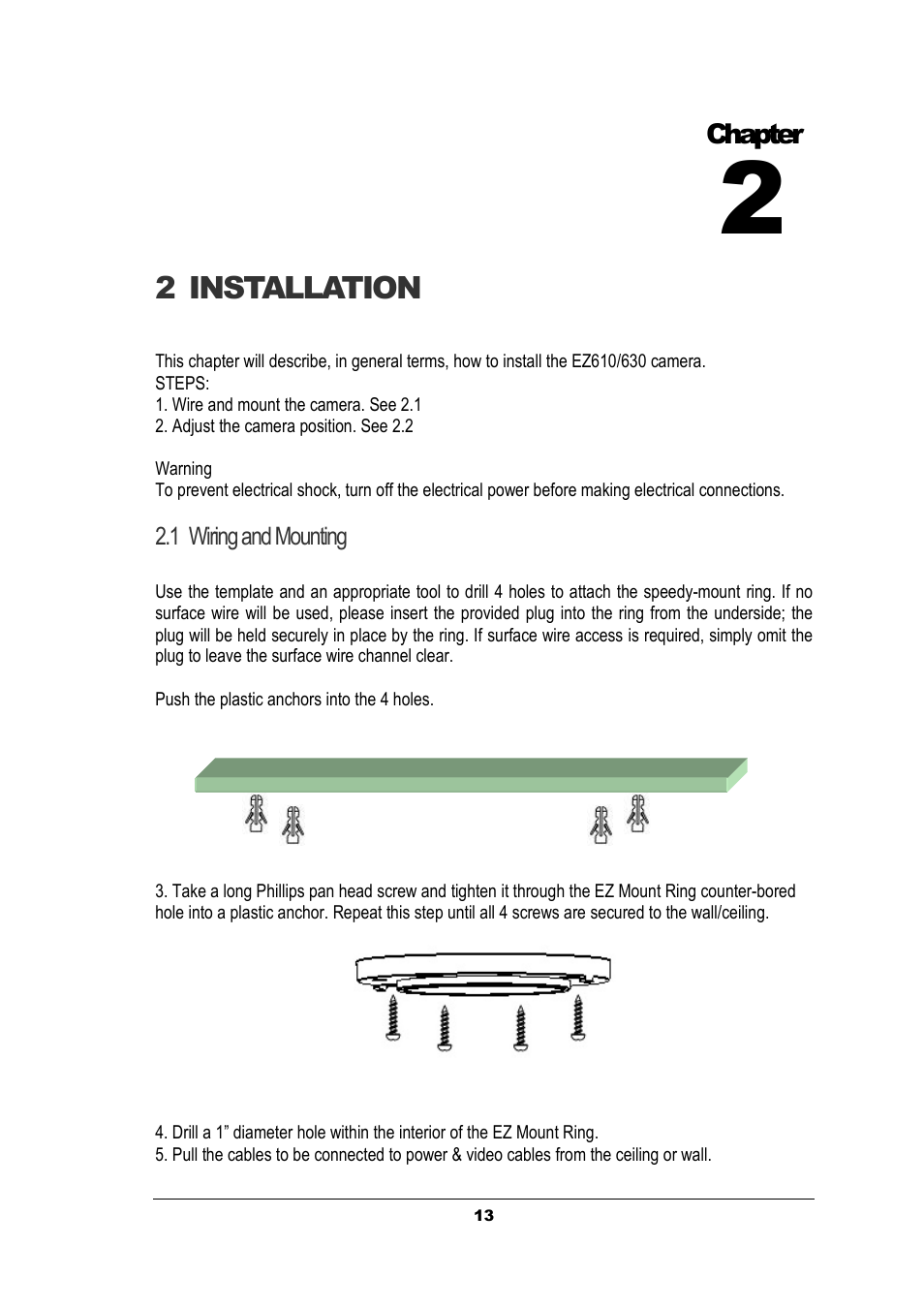 2 installation | EverFocus EZ630 User Manual | Page 13 / 33