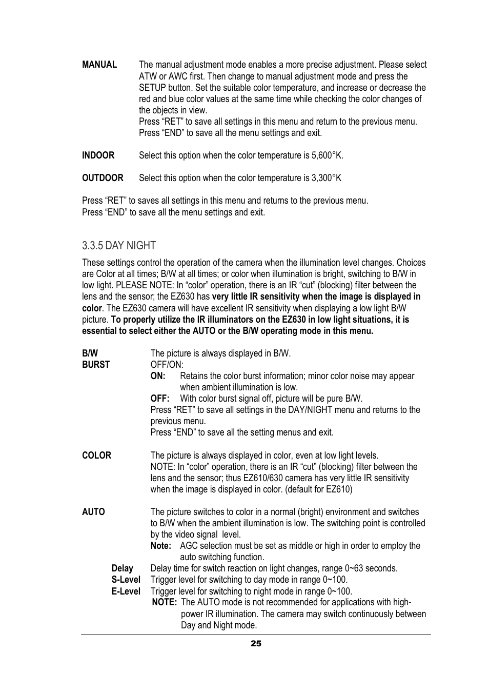 EverFocus EZ630 User Manual | Page 25 / 33