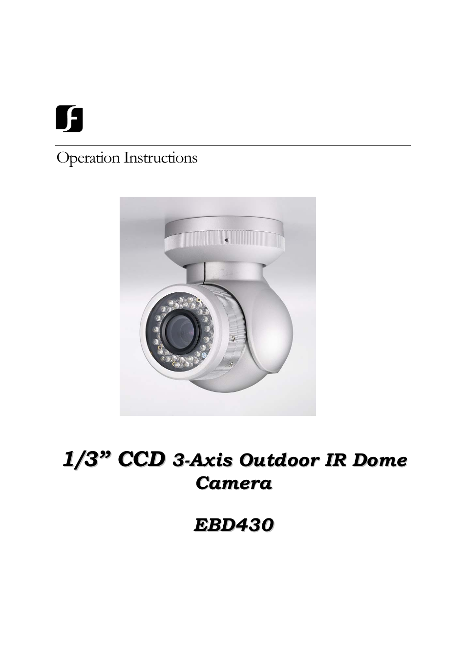 EverFocus EBD430 User Manual | 15 pages
