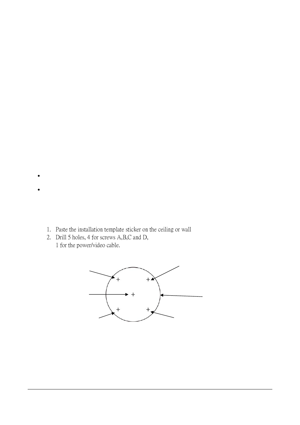 Installation, 1 wiring and mounting, 1 drill the holes | Chapter | EverFocus EBD430 User Manual | Page 10 / 15