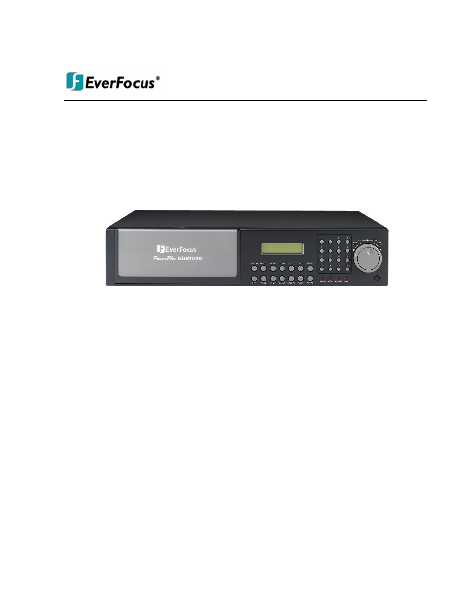 EverFocus EDR-920 User Manual | 162 pages