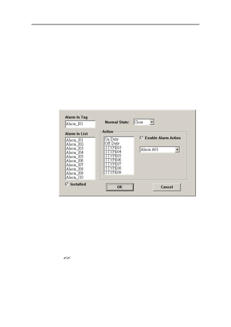 9 alarm in setup | EverFocus EDR1600 User Manual | Page 34 / 72