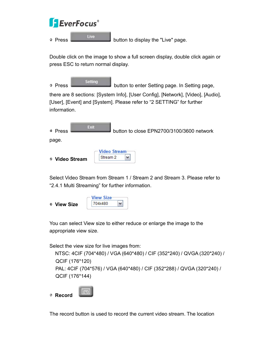 EverFocus PTZ SPEED DOME EPN3600 User Manual | Page 10 / 88