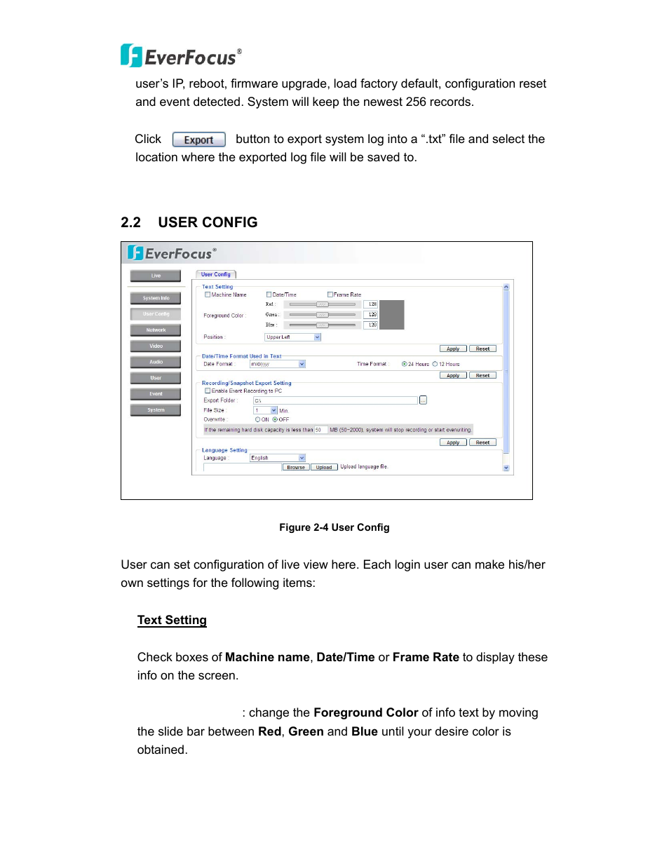 EverFocus PTZ SPEED DOME EPN3600 User Manual | Page 18 / 88