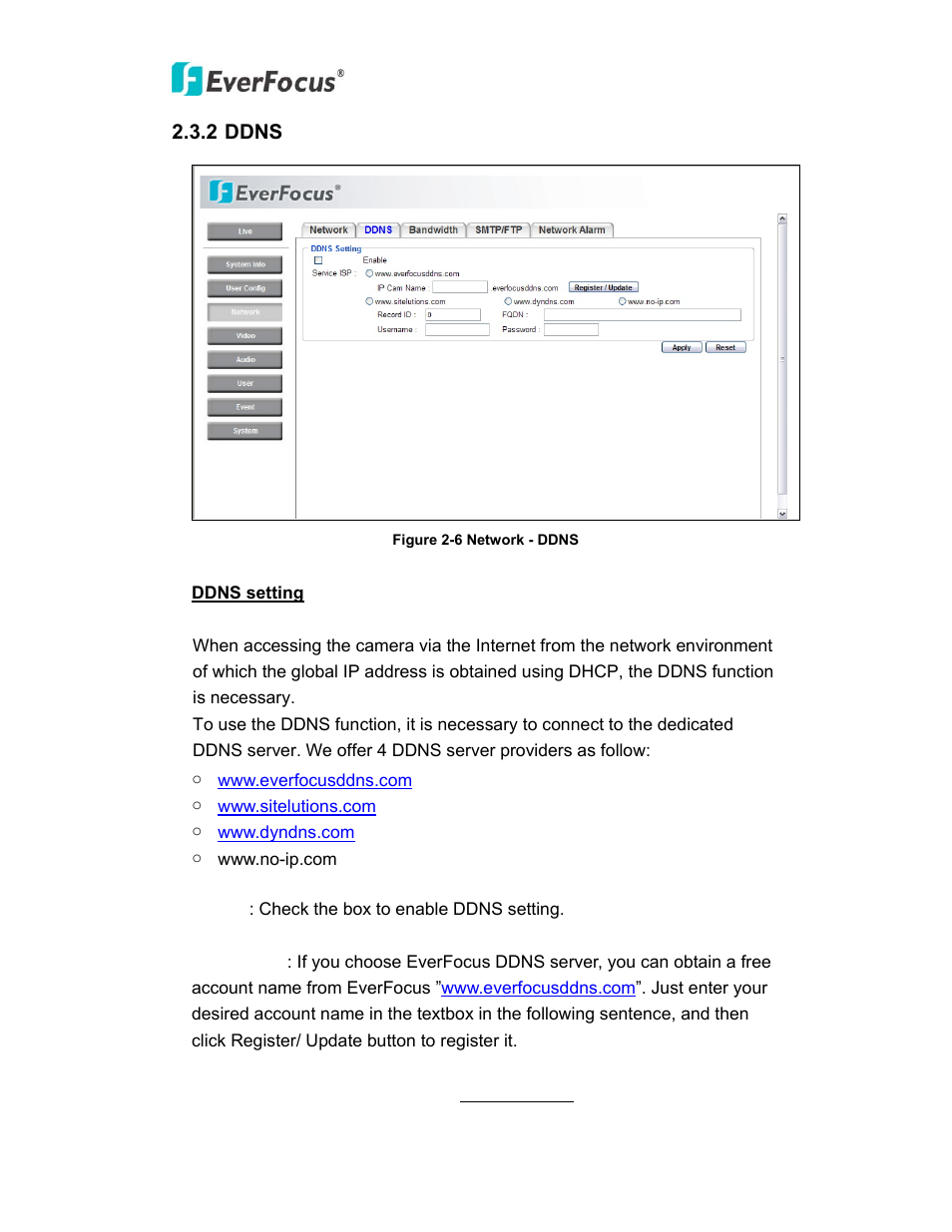 EverFocus PTZ SPEED DOME EPN3600 User Manual | Page 23 / 88