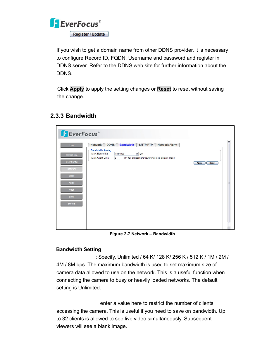 EverFocus PTZ SPEED DOME EPN3600 User Manual | Page 24 / 88