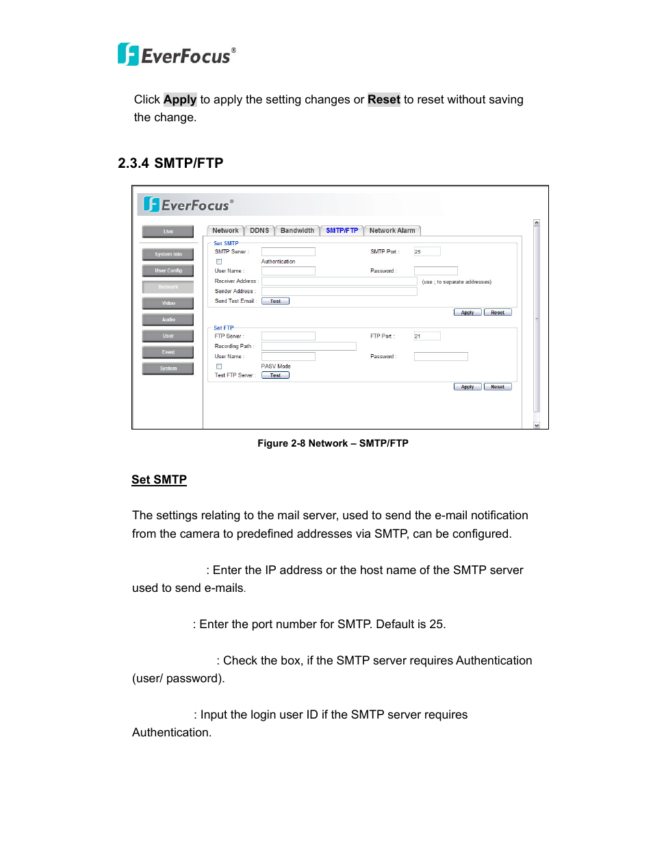 EverFocus PTZ SPEED DOME EPN3600 User Manual | Page 25 / 88