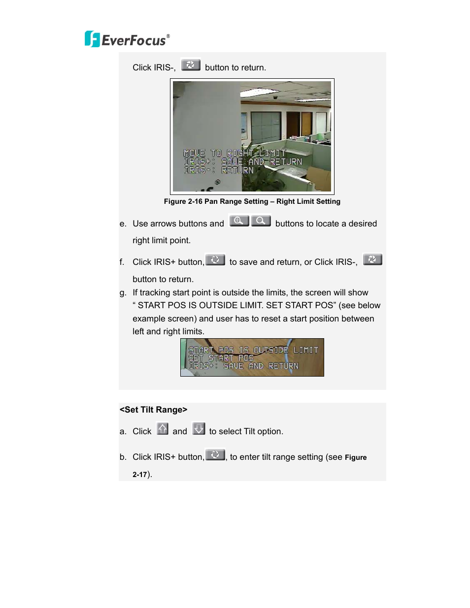 EverFocus PTZ SPEED DOME EPN3600 User Manual | Page 34 / 88