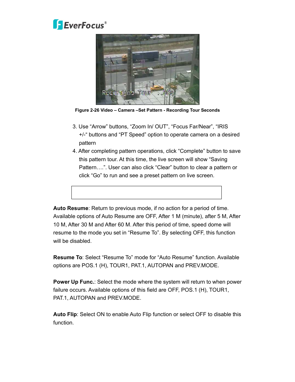 EverFocus PTZ SPEED DOME EPN3600 User Manual | Page 46 / 88