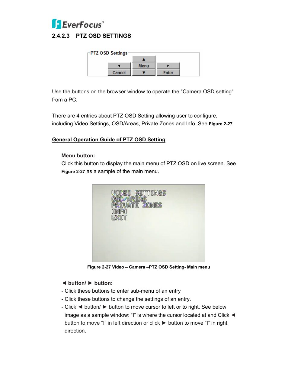 EverFocus PTZ SPEED DOME EPN3600 User Manual | Page 47 / 88