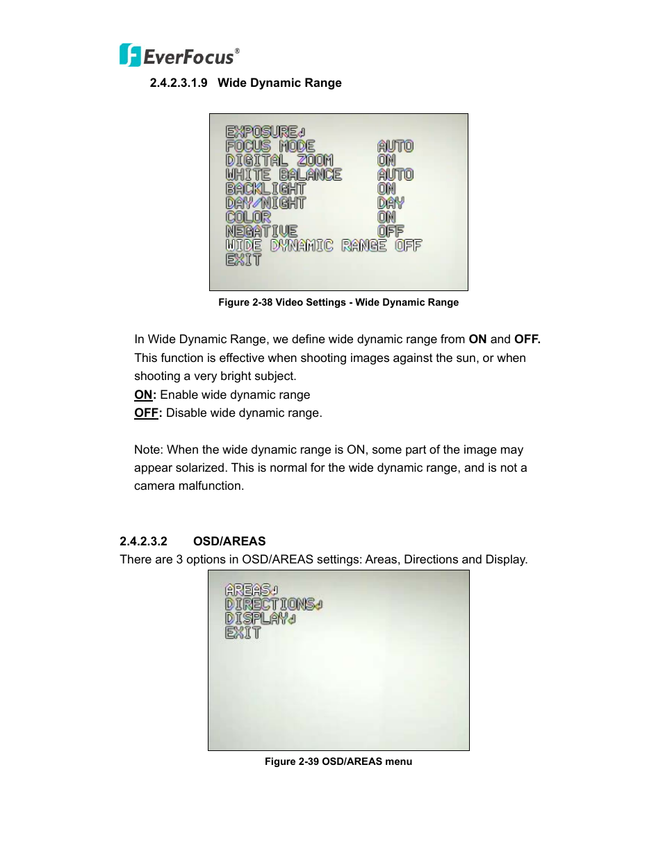 EverFocus PTZ SPEED DOME EPN3600 User Manual | Page 56 / 88