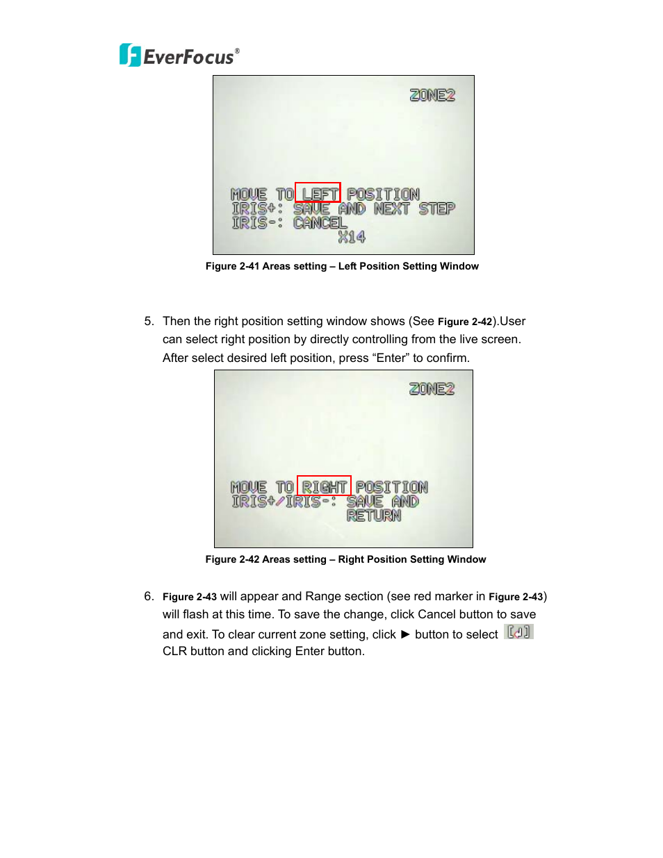 EverFocus PTZ SPEED DOME EPN3600 User Manual | Page 58 / 88