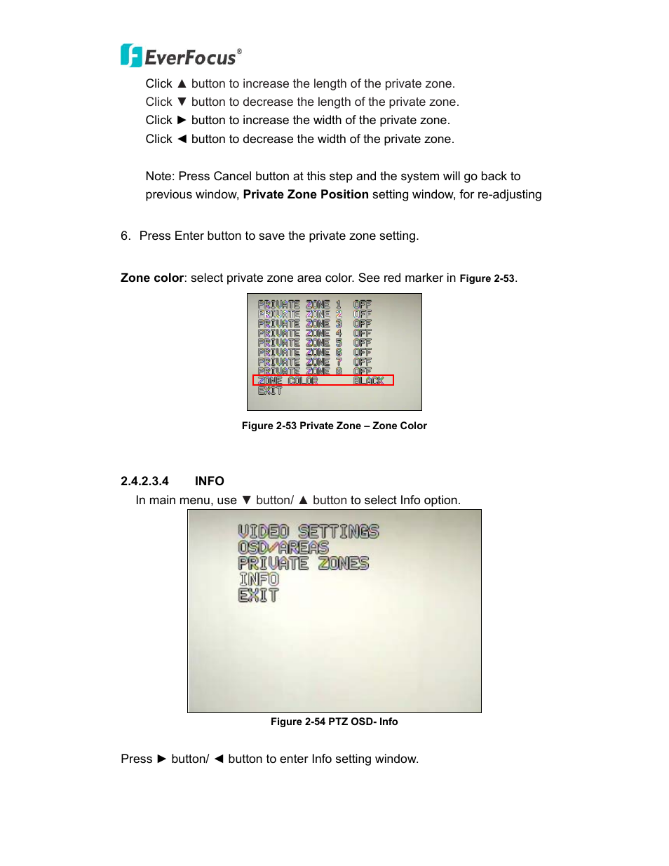 EverFocus PTZ SPEED DOME EPN3600 User Manual | Page 65 / 88