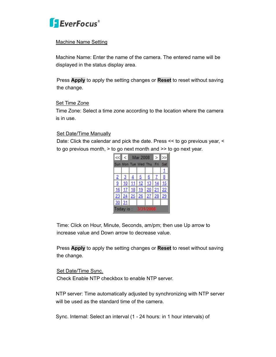 EverFocus PTZ SPEED DOME EPN3600 User Manual | Page 78 / 88