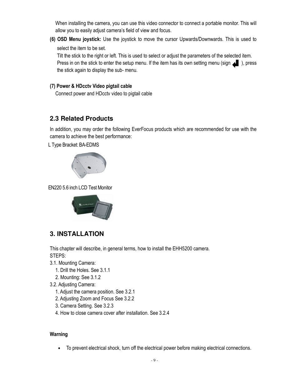 EverFocus EHH5200 User Manual | Page 10 / 25
