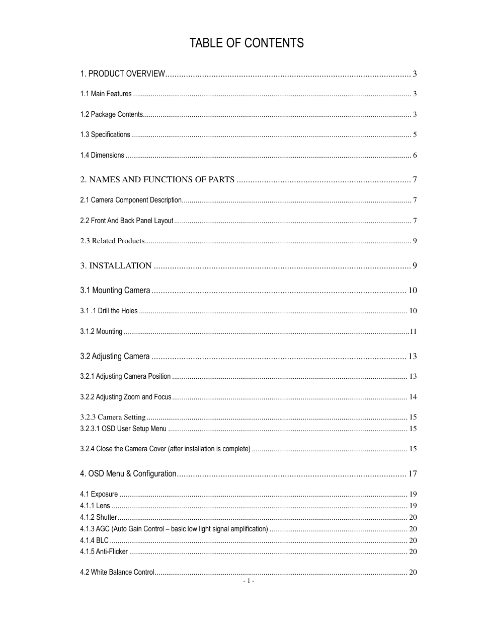 EverFocus EHH5200 User Manual | Page 2 / 25