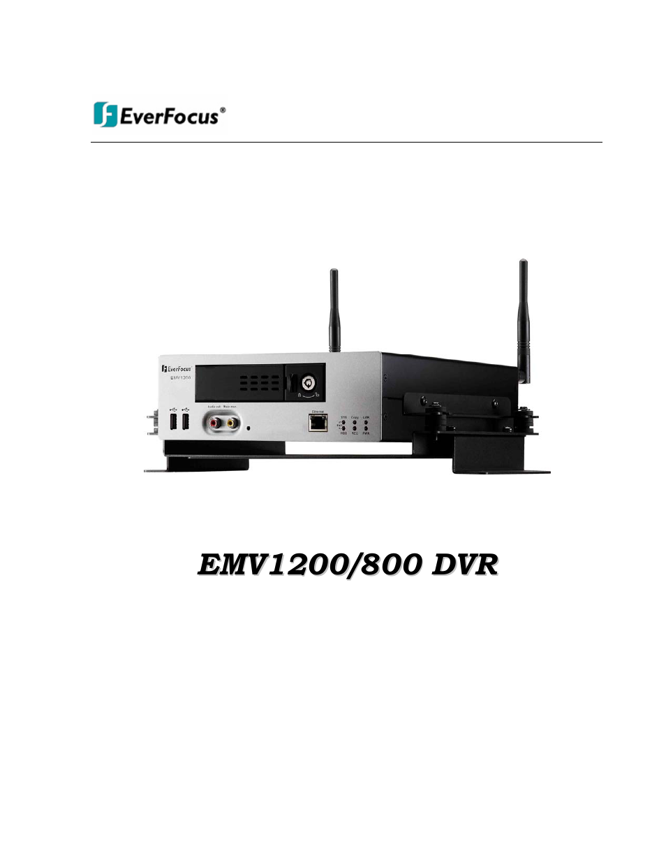 EverFocus EMV1200 User Manual | 137 pages
