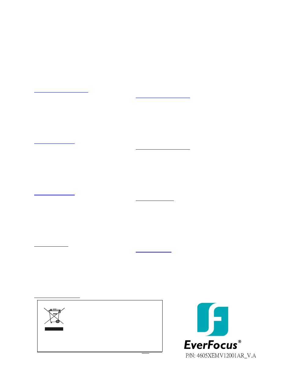 Everfocus electronics corp | EverFocus EMV1200 User Manual | Page 137 / 137
