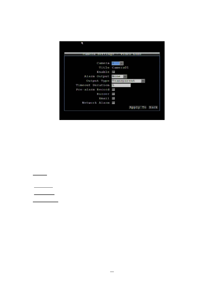 2 video loss, Video loss | EverFocus EMV1200 User Manual | Page 49 / 137