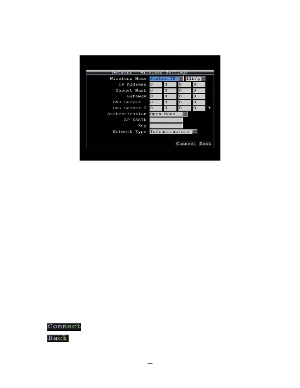 2 wireless settings, Wireless settings | EverFocus EMV1200 User Manual | Page 79 / 137