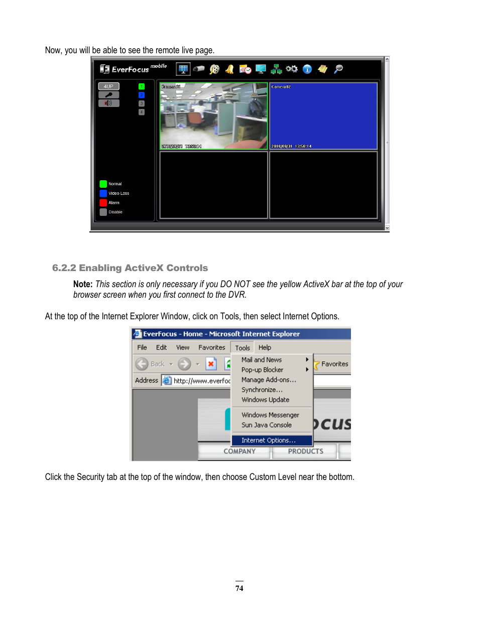 EverFocus EMV200 User Manual | Page 81 / 102