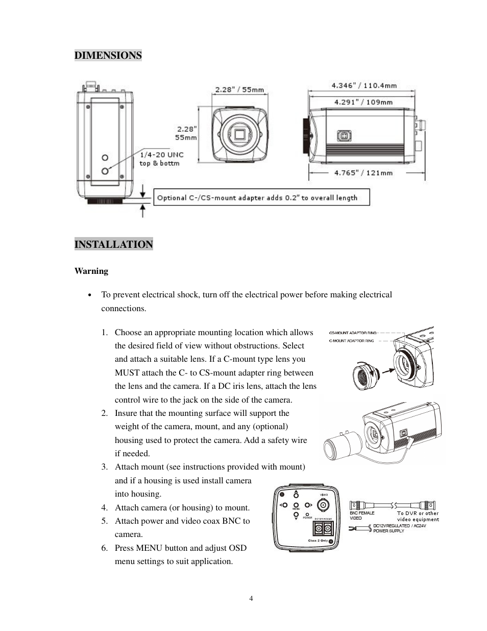 EverFocus EQ700 User Manual | Page 5 / 8