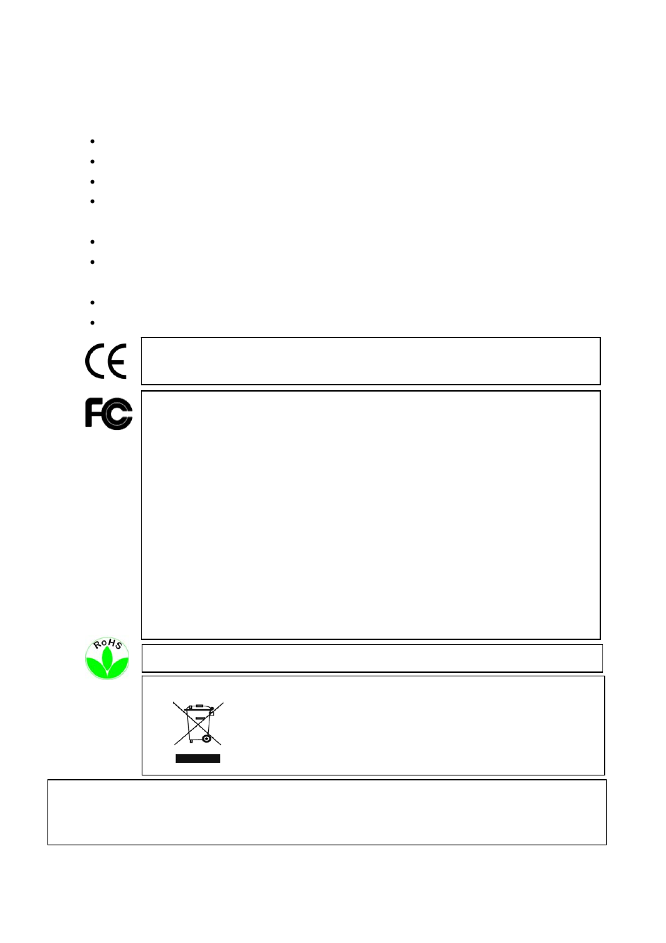 Safety warnings, Weee | EverFocus EKB200 User Manual | Page 2 / 17