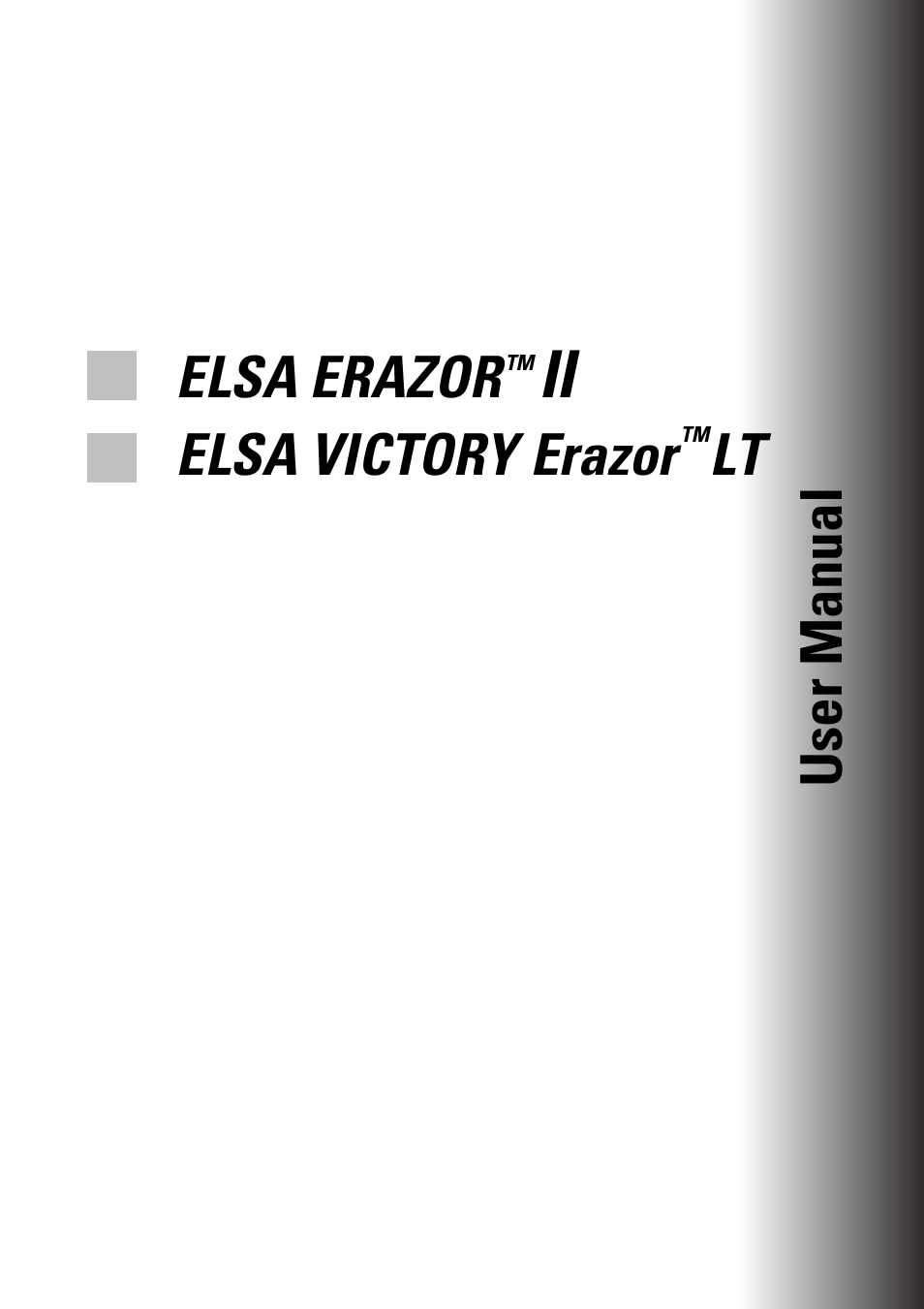 ELSA Erazor II User Manual | 42 pages