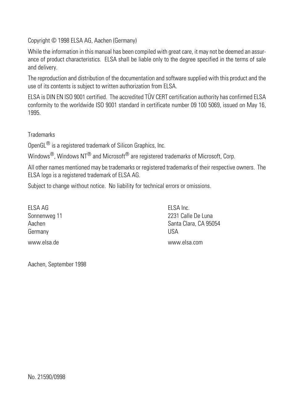 ELSA Erazor II User Manual | Page 2 / 42