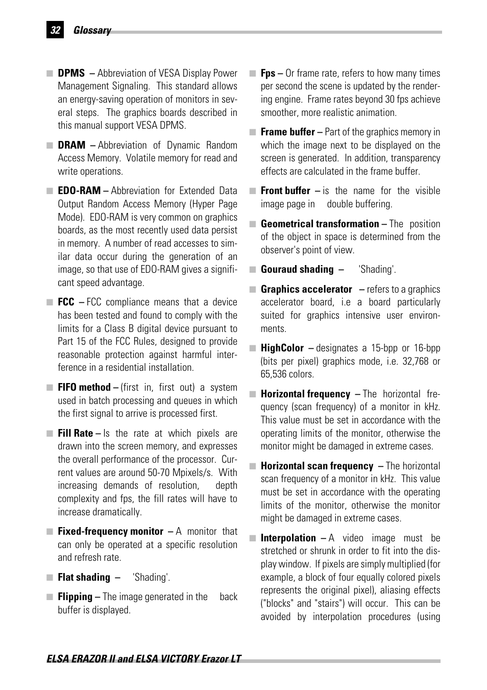 ELSA Erazor II User Manual | Page 38 / 42