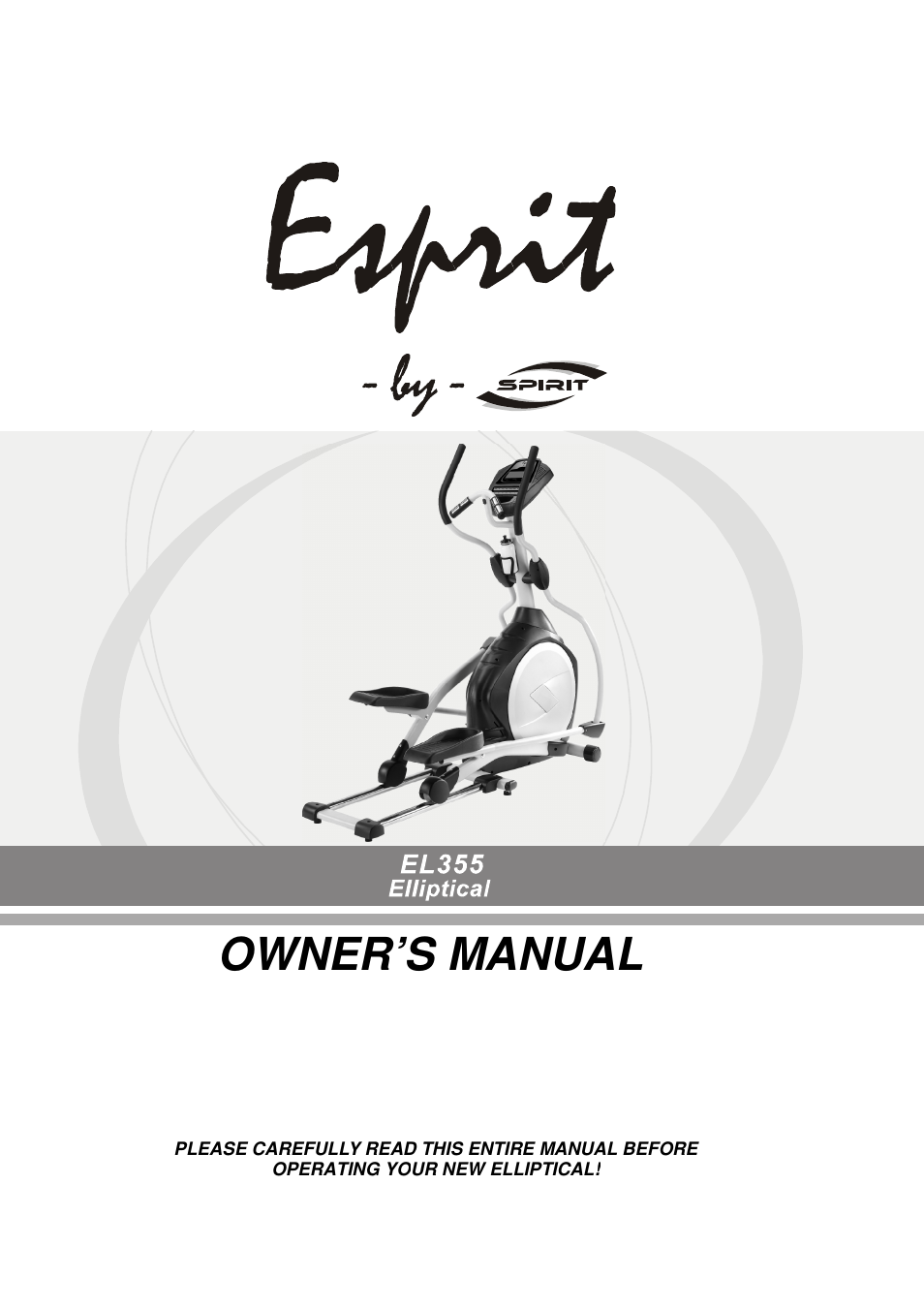 ESPRIT EL355 User Manual | 21 pages