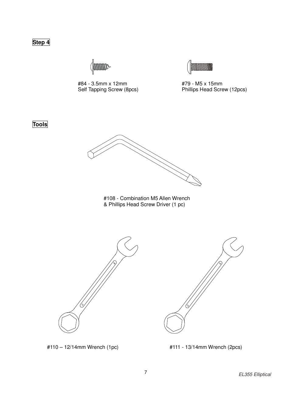 ESPRIT EL355 User Manual | Page 8 / 21