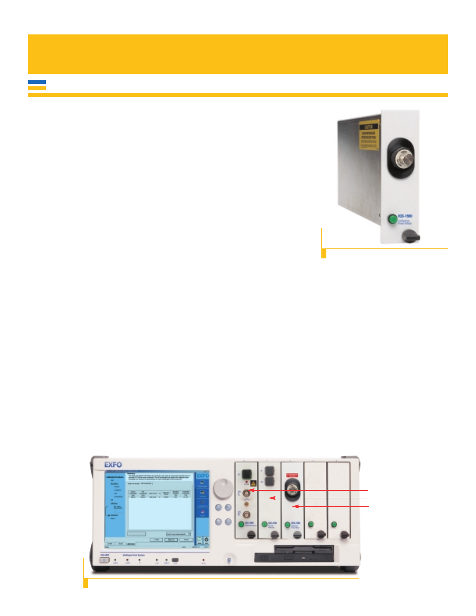 Delivering accurate power measurements | EXFO Photonic Solutions Div. IQS-1500 User Manual | Page 2 / 4