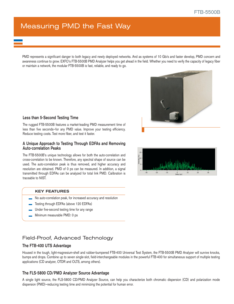 Measuring pmd the fast way | EXFO Photonic Solutions Div. PMD Analyzer 5500B User Manual | Page 2 / 4