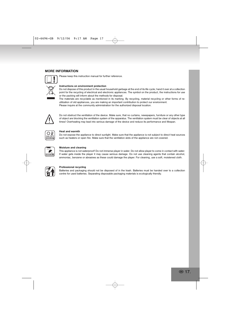 Elta 6696 User Manual | Page 17 / 90