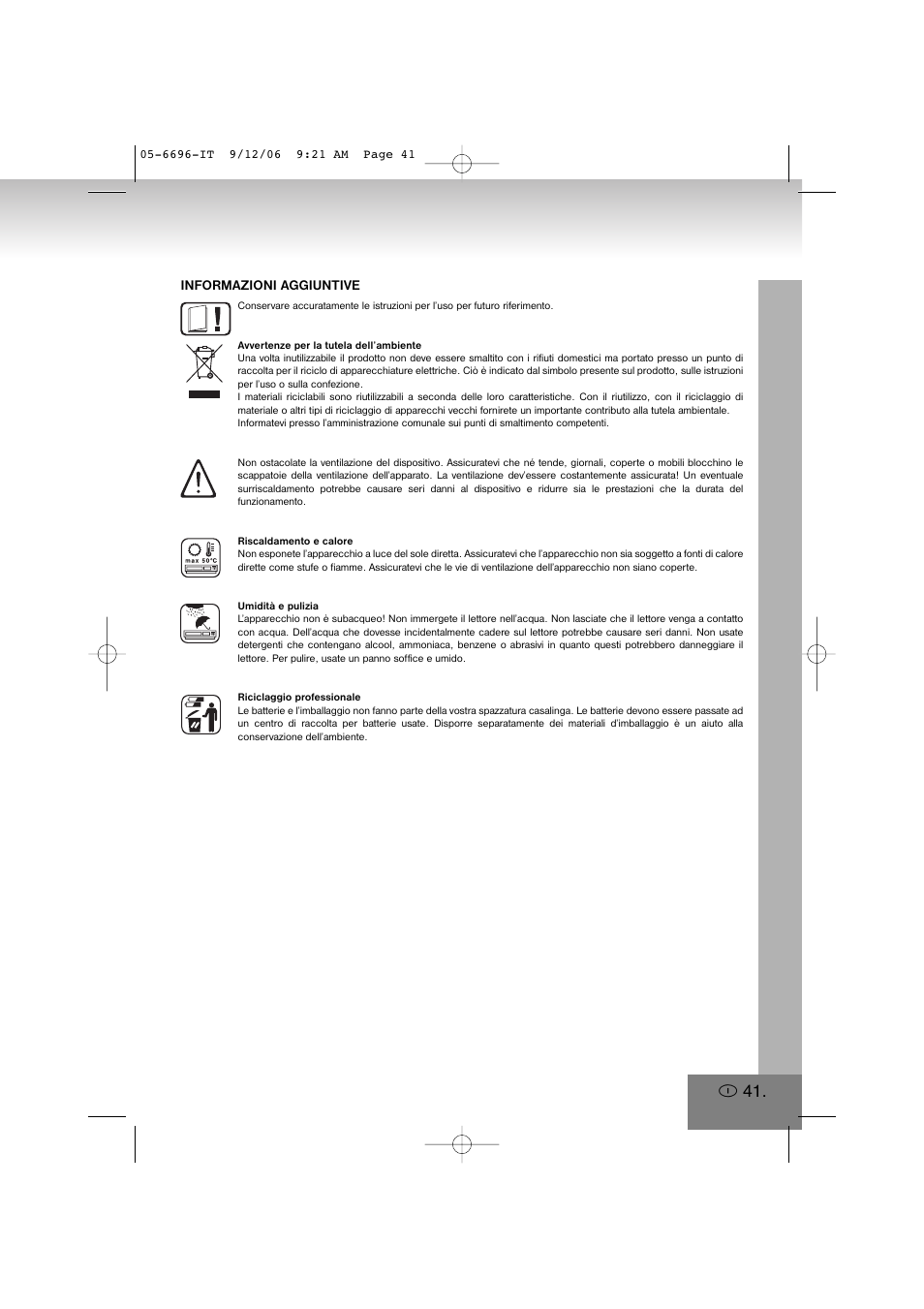 Elta 6696 User Manual | Page 41 / 90