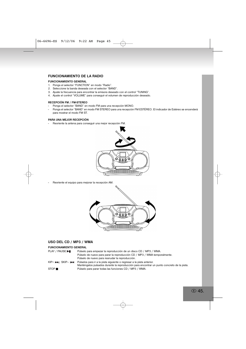 Elta 6696 User Manual | Page 45 / 90