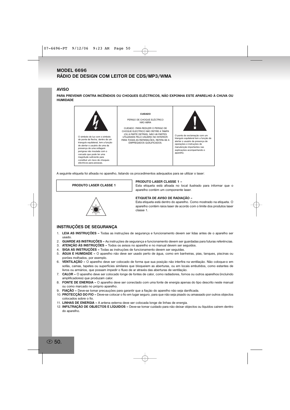 6696.pdf | Elta 6696 User Manual | Page 50 / 90