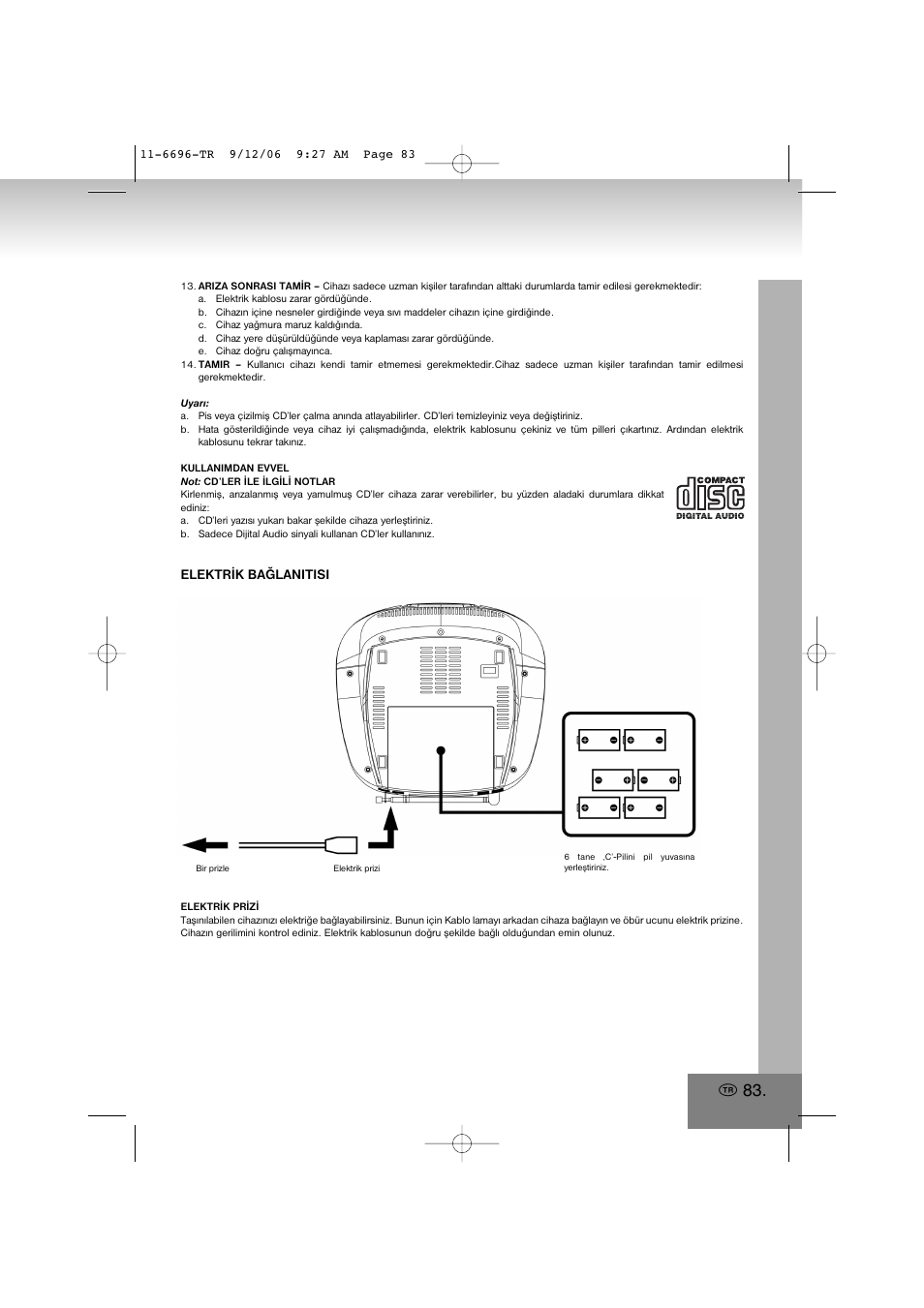 Elta 6696 User Manual | Page 83 / 90