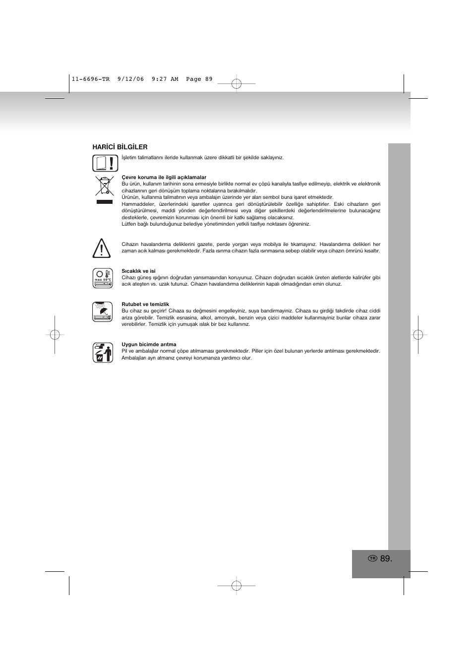 Elta 6696 User Manual | Page 89 / 90