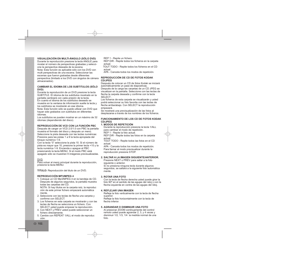 Elta 6740 User Manual | Page 102 / 254