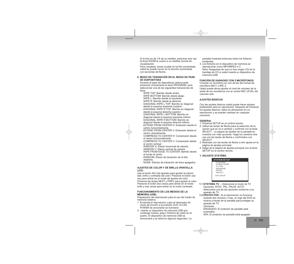 Elta 6740 User Manual | Page 103 / 254